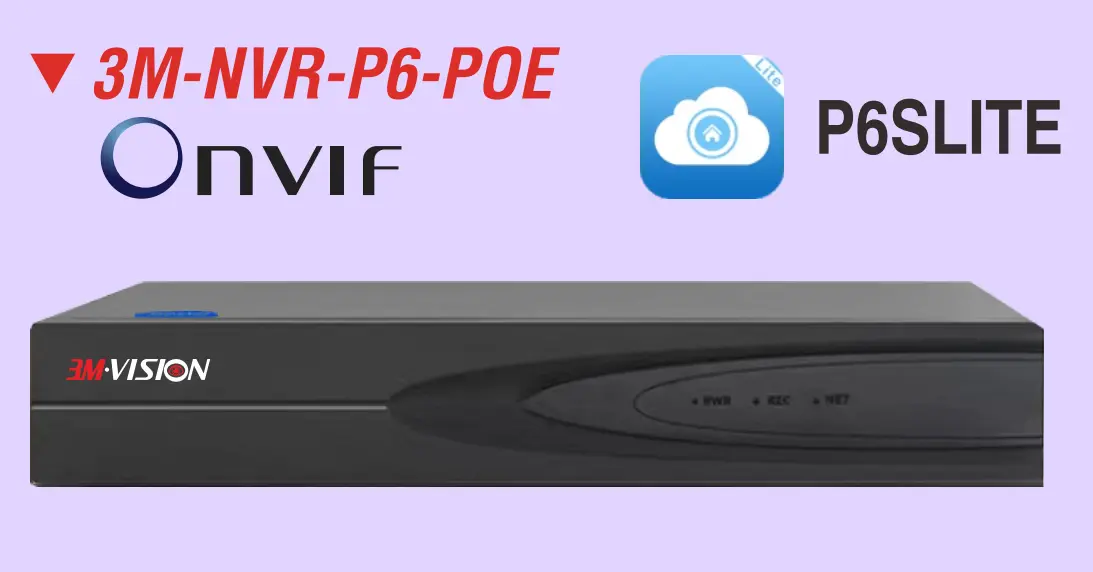 3M Vision 3M-NVR-P6-POE 8-channel PoE NVR