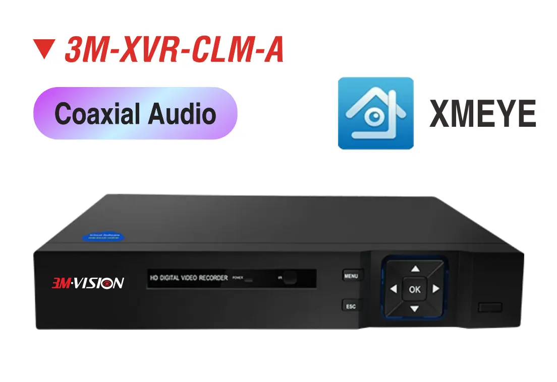 3M Vision 3M-XVR-CLM-A 8-channel XVR Recorder