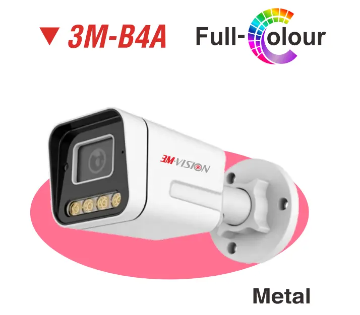 3M Vision 3M-B4A 4K AHD/TVI/CVI Bullet Camera