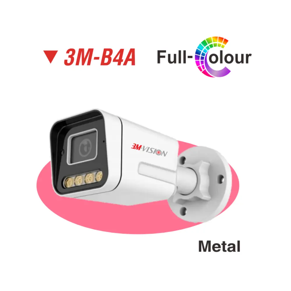 3M Vision 3M-B4A 2MP Full-Colour Bullet Camera