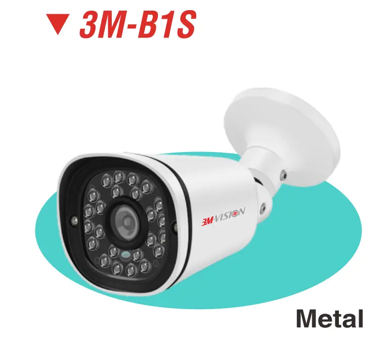 3M Vision 3M-B1S 4K AHD/TVI/CVI Bullet Camera