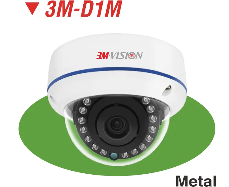3M Vision 3M-D1M 5MP IP Dome Camera