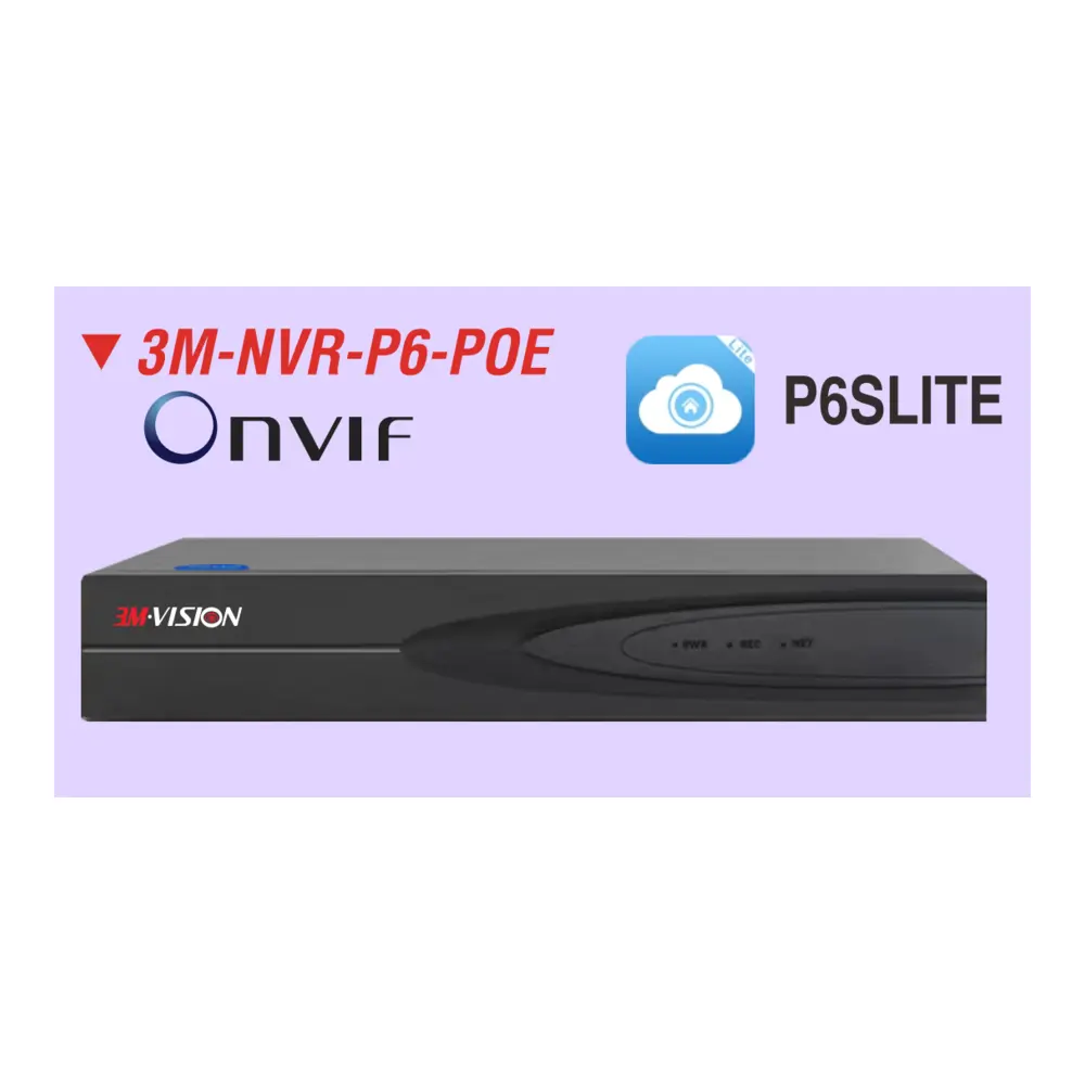 3M Vision 4-Channel P6SLITE PoE NVR