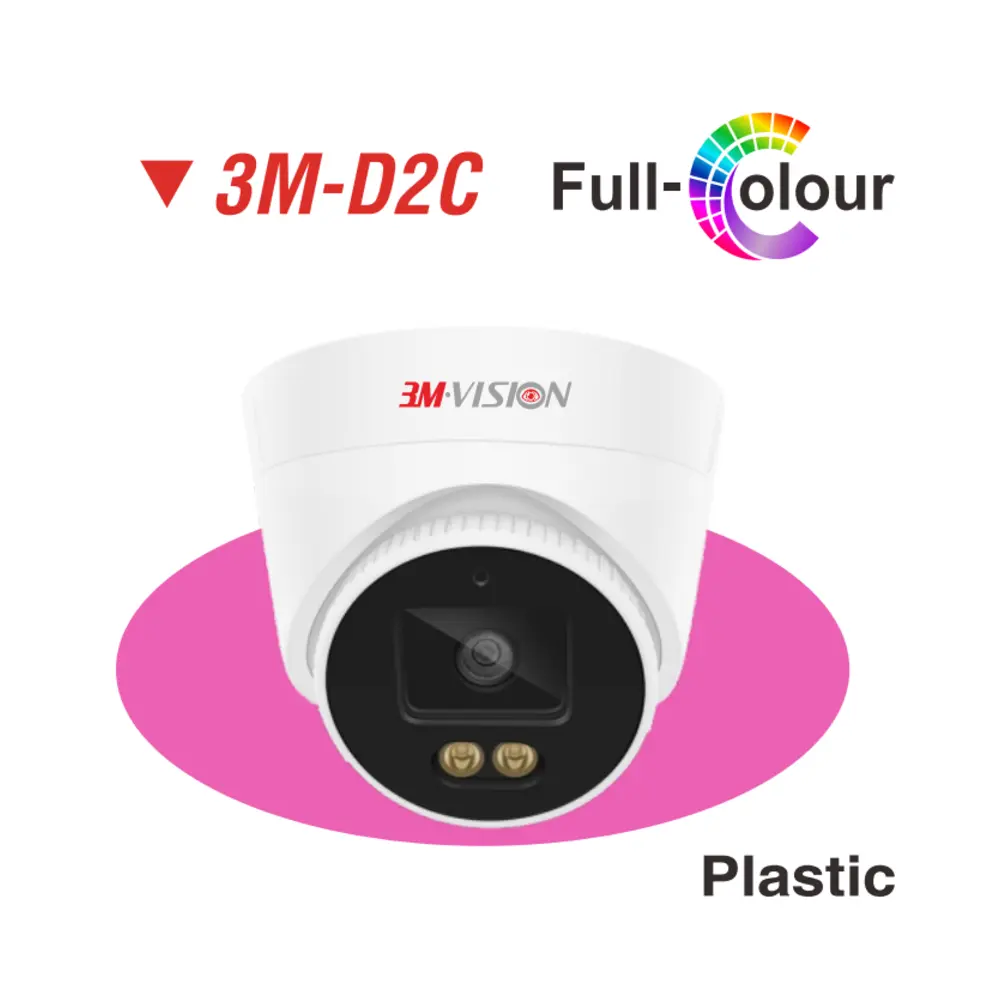 3M Vision 3M-D2C 4MP Full-Colour IP Turret Camera